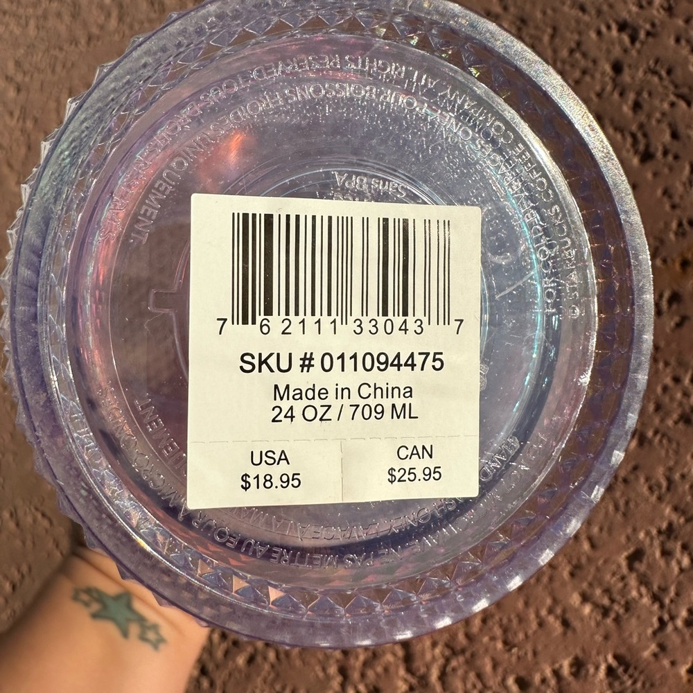 Starbucks Holographic silver Tumbler - Picture 4 of 4